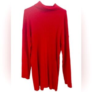 Forever 21 Red Sweater Dress Mini Dress